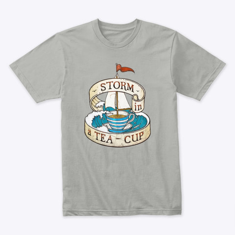storm in a teacup old rope salvage logo tee shirt