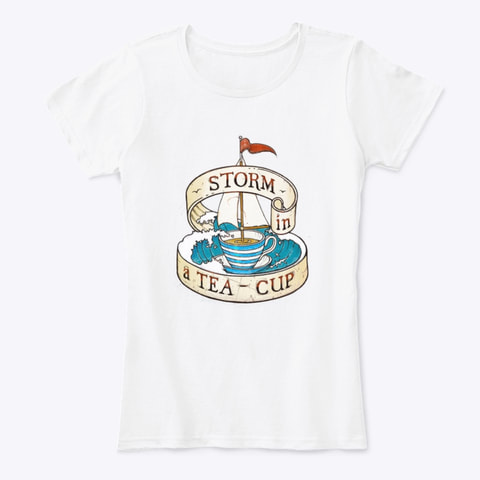 storm in a teacup old rope salvage logo tee shirt