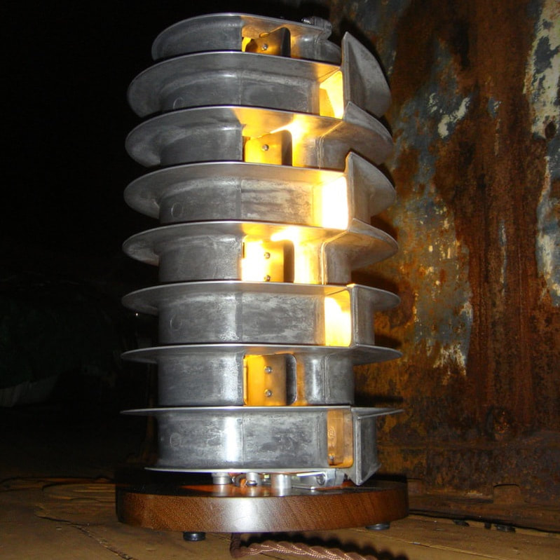 Upcycled Intake Manifold Lamp