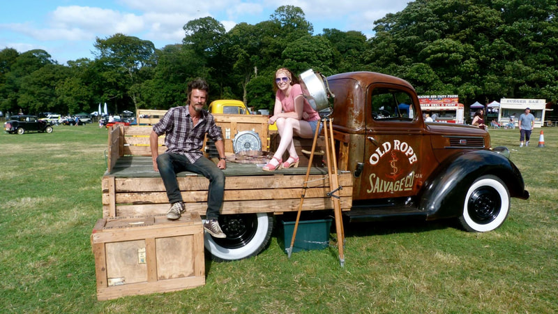 Old Rope Salvage and the 1941 truck at Mount Edgcumbe 2018