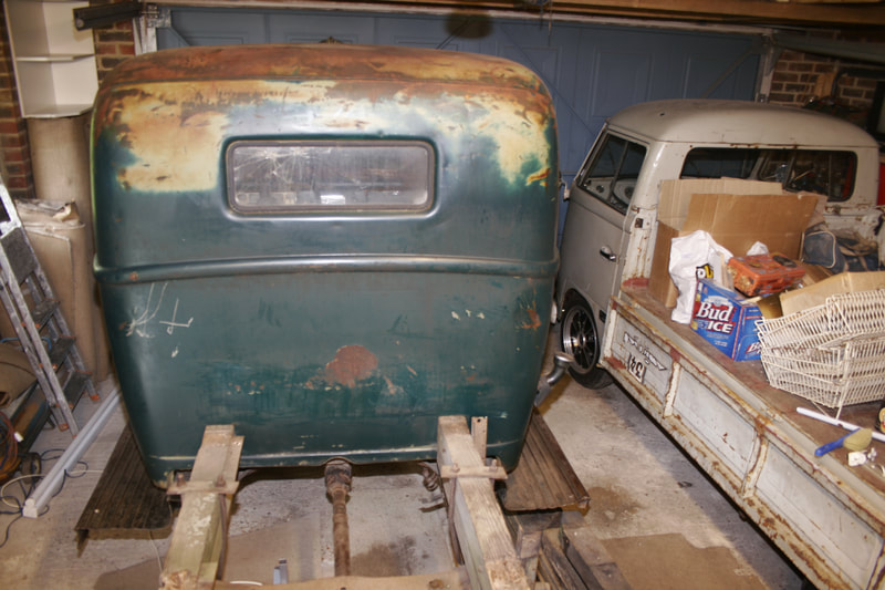 1941 old Ford truck being restored