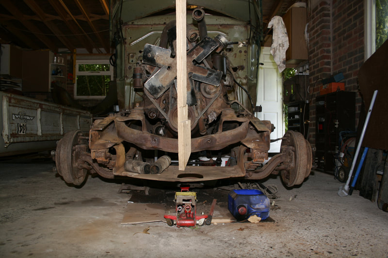 Restoring a 1941 Ford pick-up truck