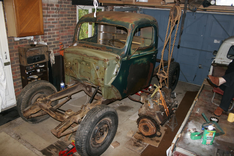 Restoring a 1941 old Ford truck