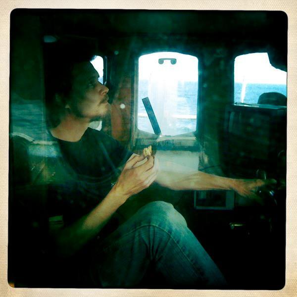 Tim Edmonds inside the wheelhouse of Albacore N303