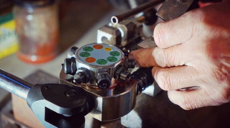 A flaring kit used to make flares on metal brake lines