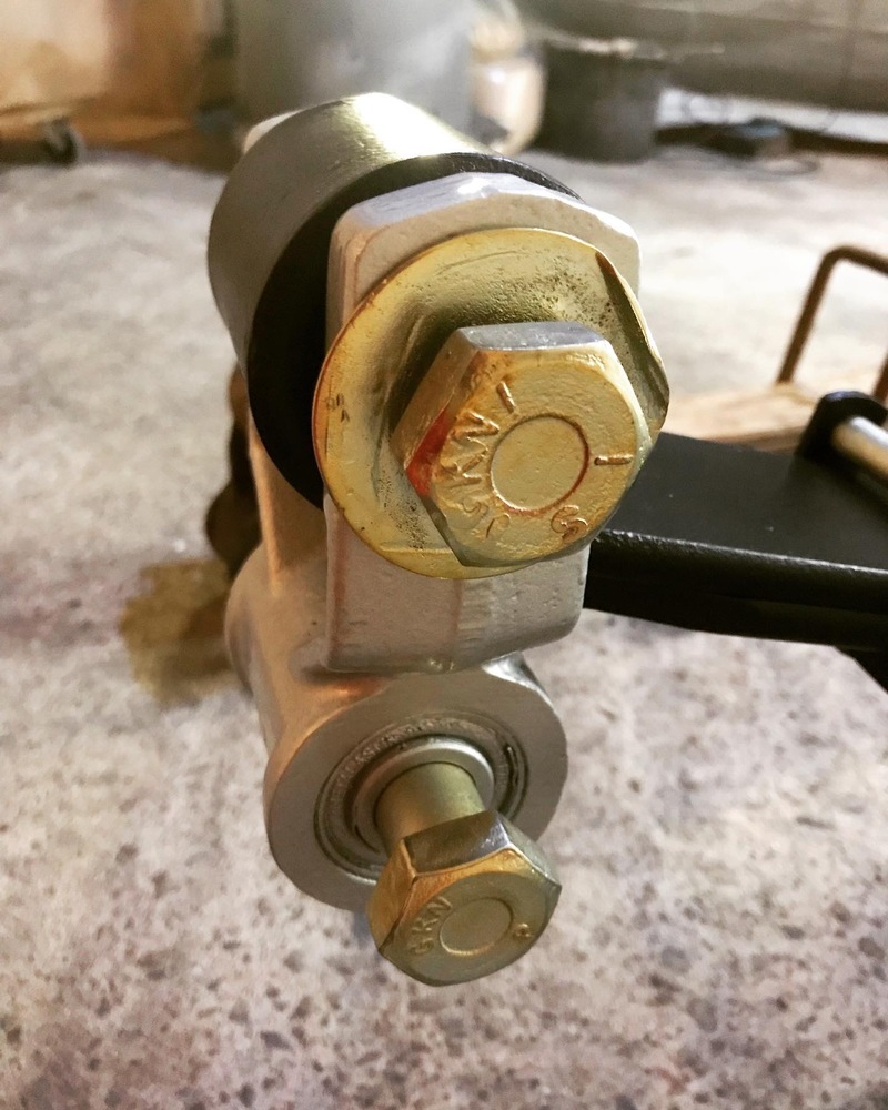 Leaf springs nuts and bolts in gold and silver plating