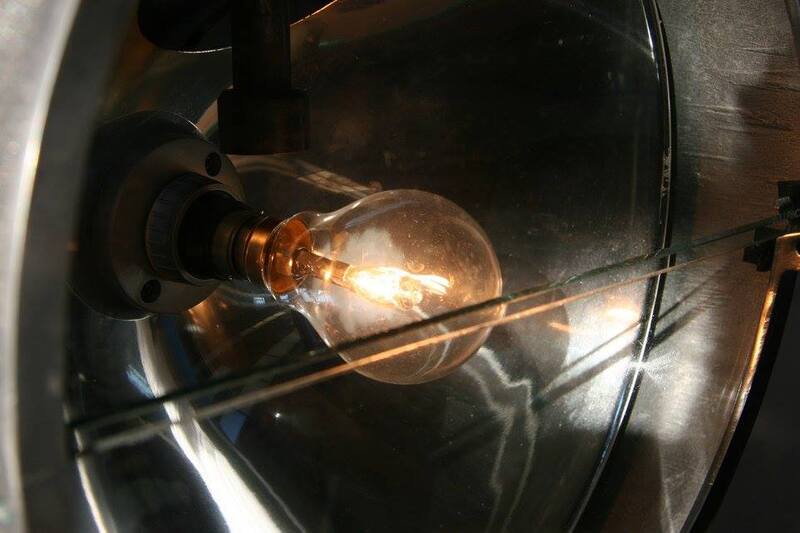 Restored Bullfinch Lamp light detail