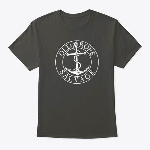old rope salvage logo tee shirt