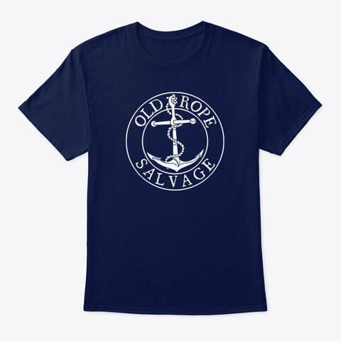 old rope salvage logo tee shirt