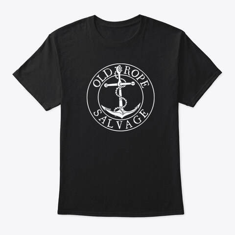old rope salvage logo tee shirt