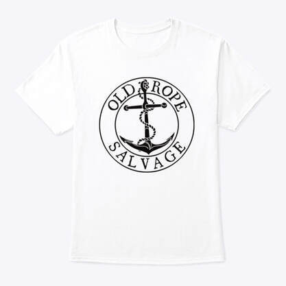 old rope salvage logo tee shirt