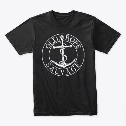 old rope salvage logo tee shirt