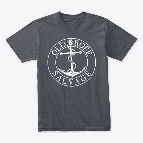 old rope salvage logo tee shirt