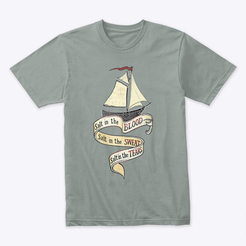 old rope salvage salt in the blood tee shirt