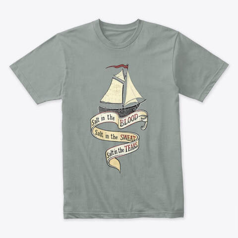 old rope salvage salt in the blood tee shirt