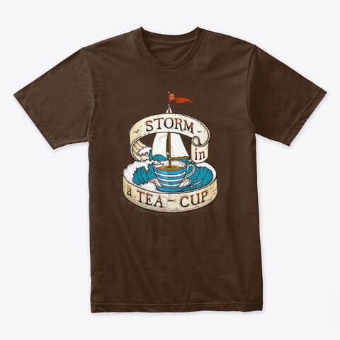 storm in a teacup old rope salvage logo tee shirt