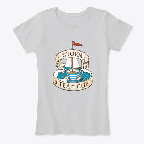 storm in a teacup old rope salvage logo tee shirt