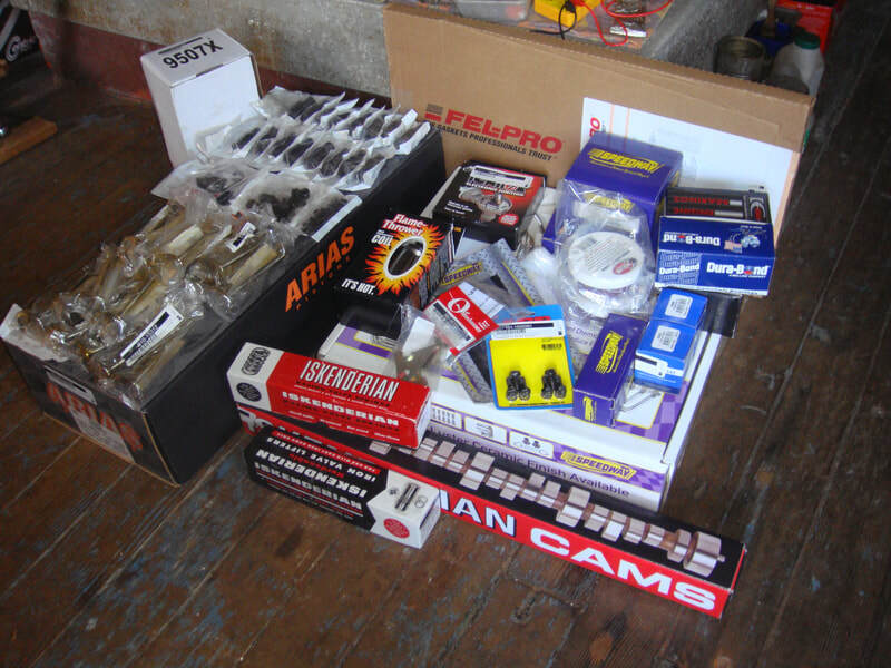 Shopping for engine parts to rebuild a 1949 Ford flathead engine