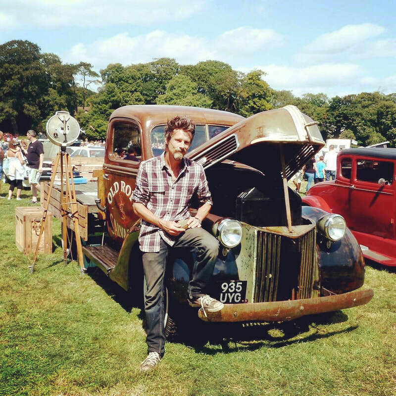 Old Rope Salvage Pick-up Truck at The Mount Edgcumbe Car Show 2018