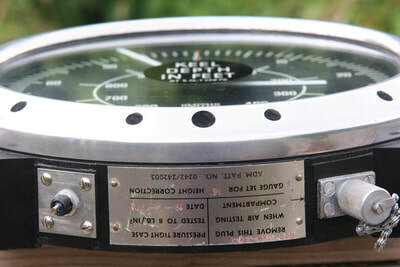 Vintage Submarine Depth Gauge becomes a wall clock