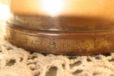 Restored Tilley Lamp Logo detail